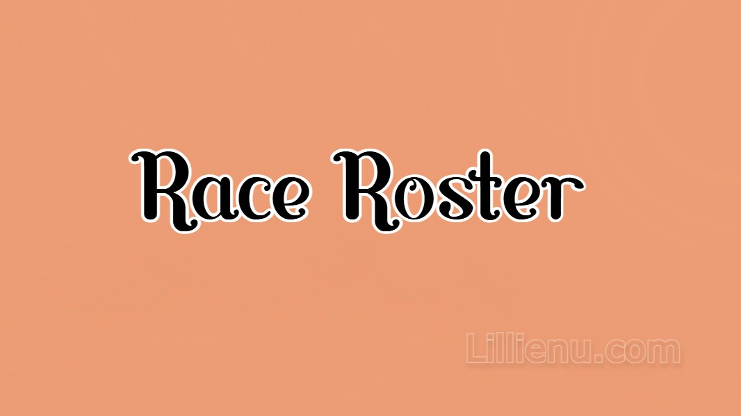 Race Roster