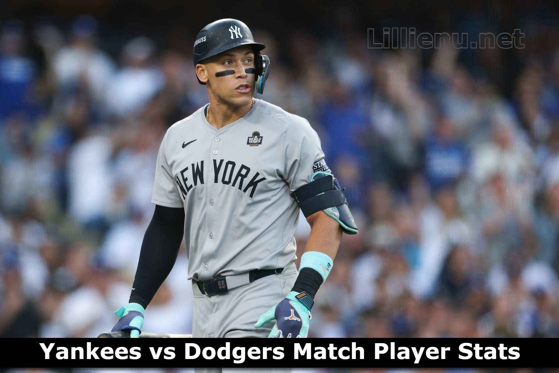 Yankees vs Dodgers Match Player Stats